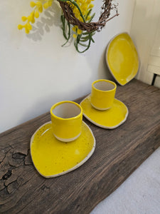 Tazza da caffè in gres Citron Collection