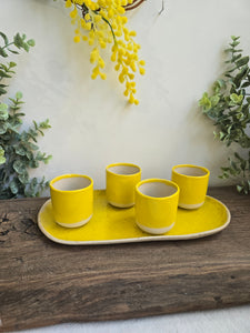 Tazza da caffè in gres Citron Collection