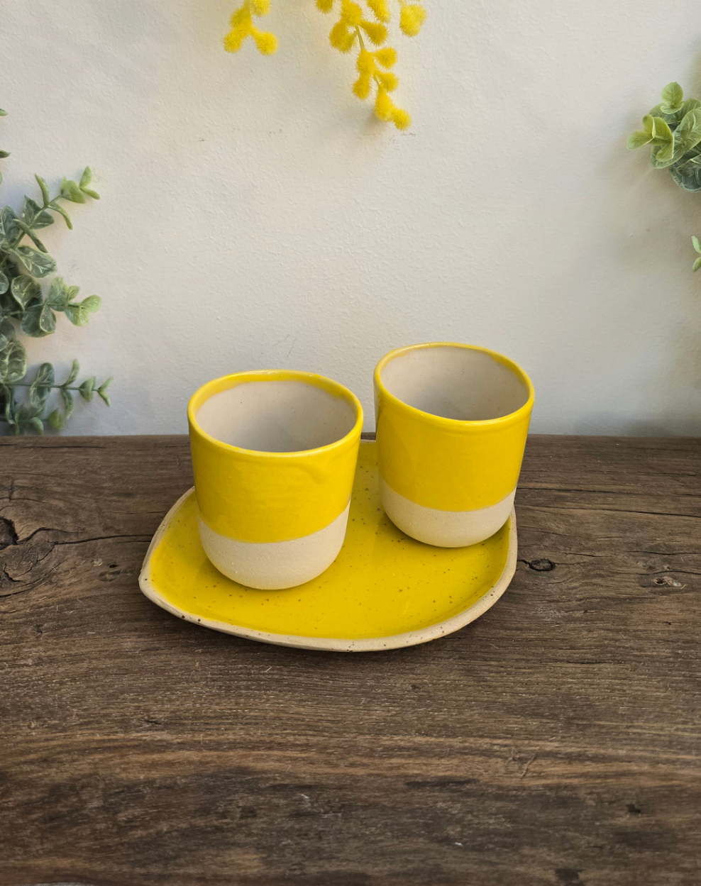 Tazza da caffè in gres Citron Collection