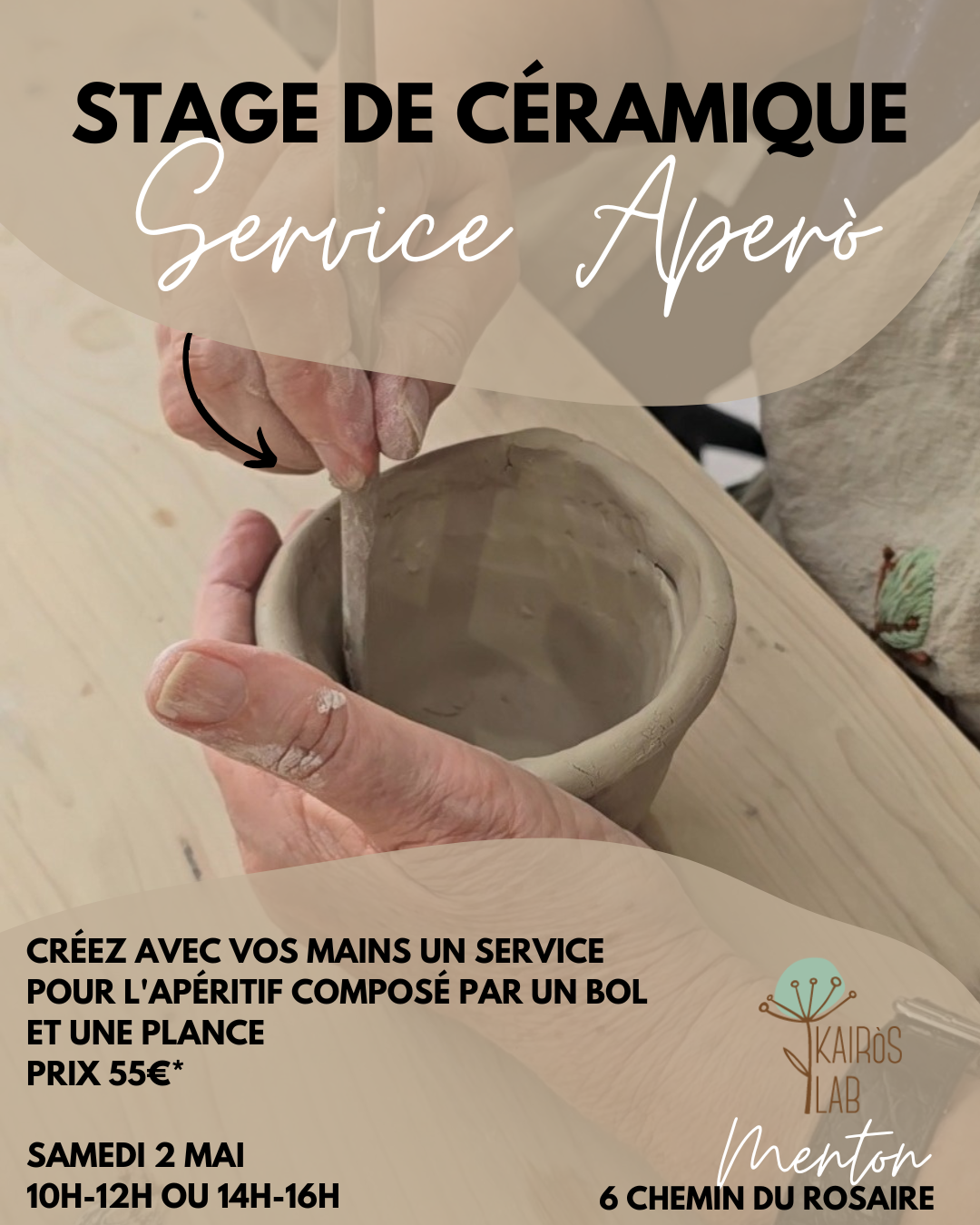 Stage di ceramica una lezione DI GRUPPO