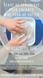 Atelier di ceramica per bambini speciale Mini Tornio