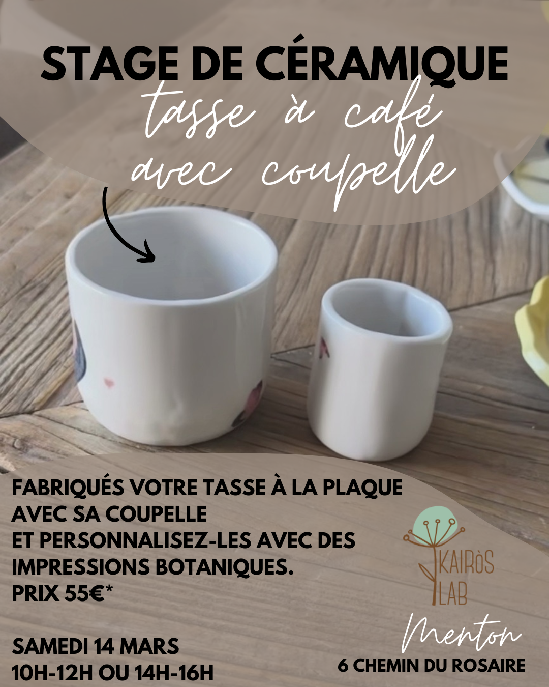 Stage di ceramica una lezione DI GRUPPO