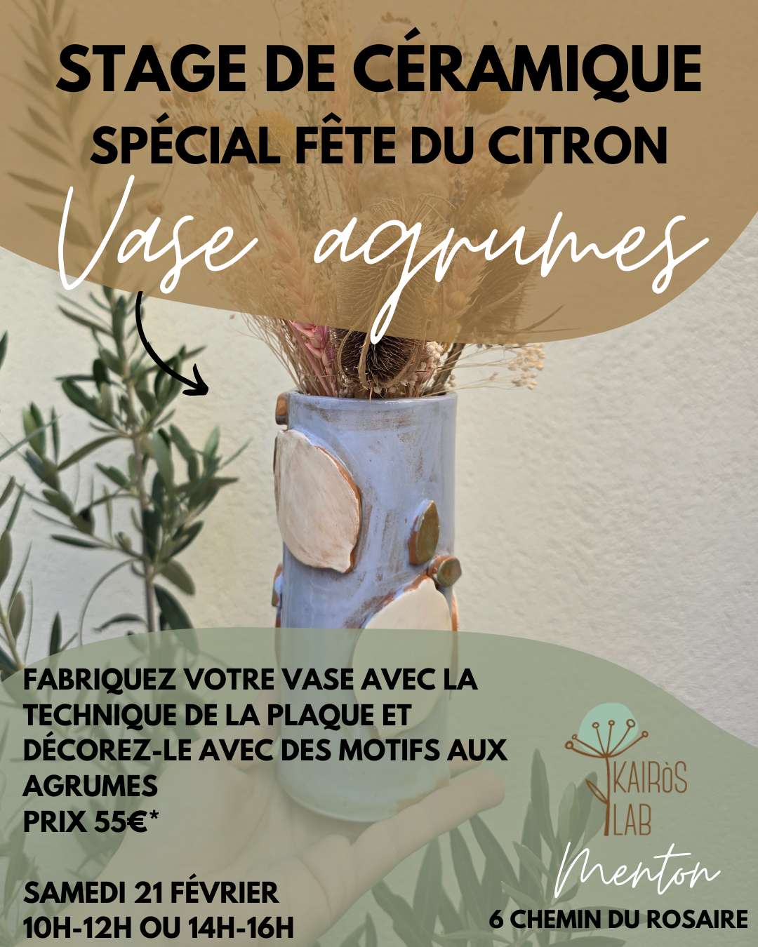 Stage di ceramica una lezione DI GRUPPO