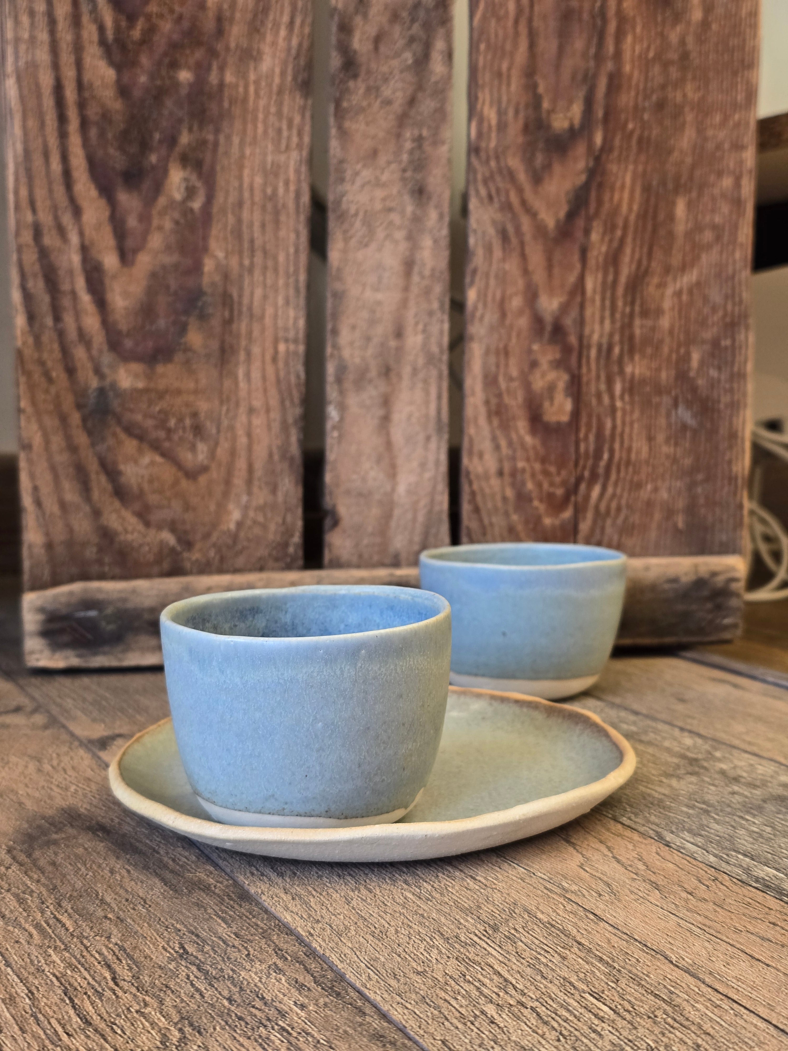 Tazza da cappuccino piccola ciotola per gelato in gres senza manico